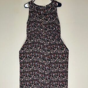 JODIFL Women’s Floral Print Sleeveless Jumper / Romper - Size XL